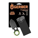 Gerber Gear GDC Money Clip with Pocket Knife - Fixed Blade...