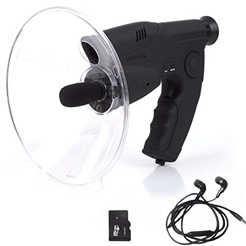 HSTD Parabolic Microphone Monocular, Sound Amplifier Spy Ear...
