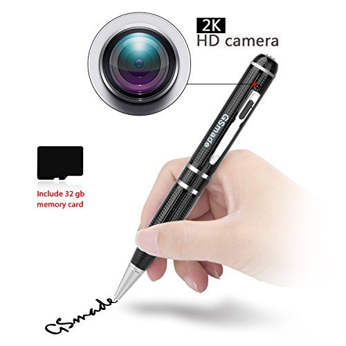 Hidden Spy Camera- Star Light Night Vision Pen Full HD 1296P Video Recording Pen Hidden Security...