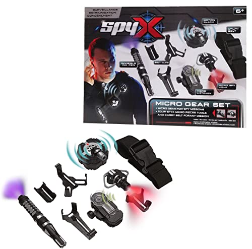 SpyX/Micro Gear Set - 4 Real Spy Toys Kit + Adjustable Belt...