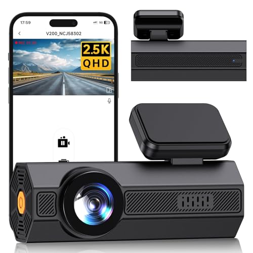 VEEMENT Dash Cam Front 2.5K: Mini Dash Cam for Cars, 1440P...