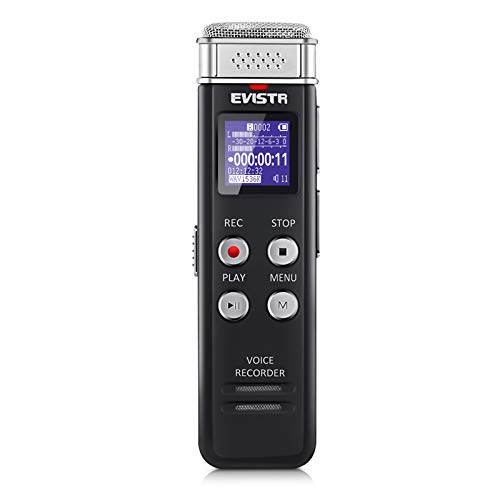 EVISTR 32GB Digital Voice Recorder Voice Activated Recorder...
