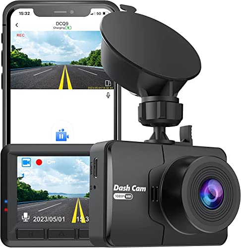 Dash Cam, FHD 1080P Mini Dash Camera for Cars with WiFi,...
