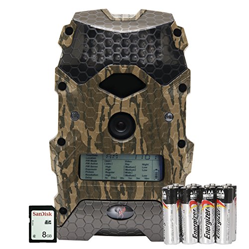 Wildgame Innovations Mirage 16' Trail Camera with Batteries & SD Card, Mossy Oak Bottomland, Ready...