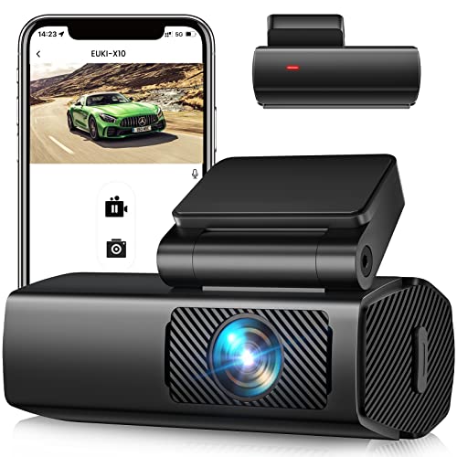 Dash Cam 1080P Car Camera, EUKI WiFi Dash Camera for Cars,...