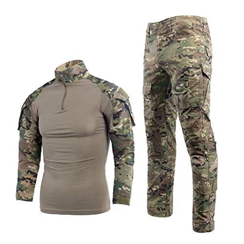 Minghe Airsoft Shirts Multicam Pants Survival Tactical Gear...