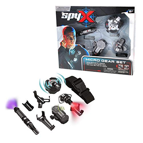 SpyX / Micro Gear Set - 4 Real Spy Toys Kit + Adjustable...